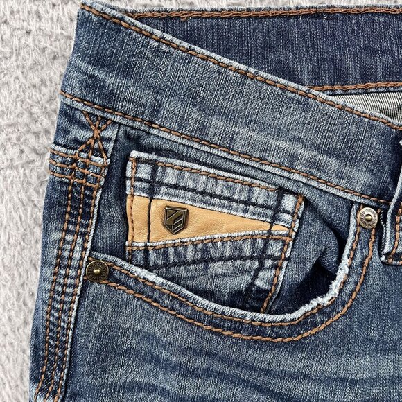 NWT Rank 45 Mens Jeans 31x34 Slim Bootcut Western Medium Wash Mid Rise - Picture 9 of 10